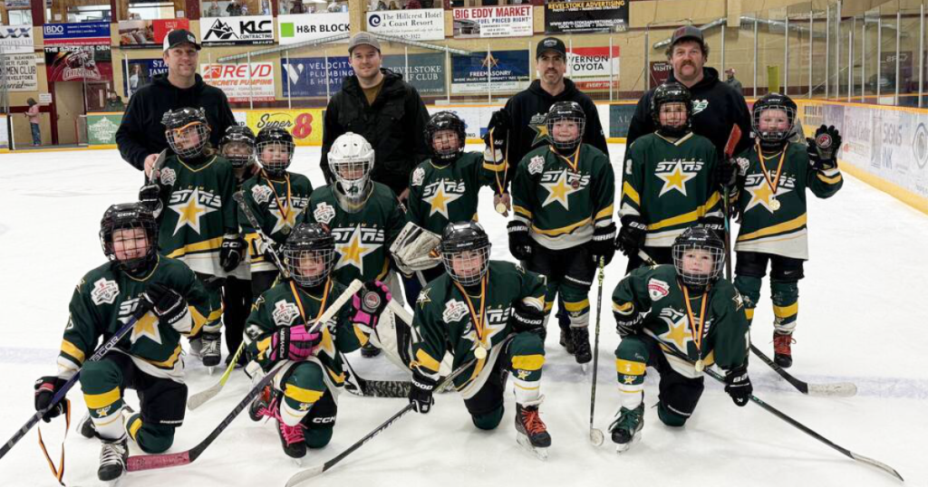Shane Bremner, Stu Morey, Keith Morrison, Bryan Munts, Jase Bremner #20, Brock Bremner #16, Oak Morrison #18, Swayze Anderson #12, Arie Munts #8, Levi Laraway #7, Colton Southward-Neal #21, Sully Spohr #30, Andre Peterson #6, Jessy Treen #13, Tristian Bourdon #15, Corbin  Mattson #17, Kyle Morey #11